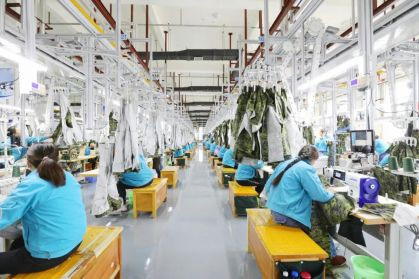 竞彩足球助力际华三五三六打造全国首个作训服智能制造生产车间
